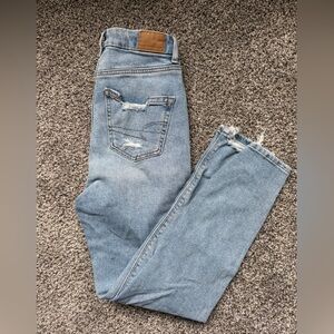 American Eagle Outfitters Light Blue Jean Shorts